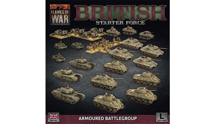 Flames of War: WWII: British (BRAB12) - Starter Force: Armoured Battle Group (late)