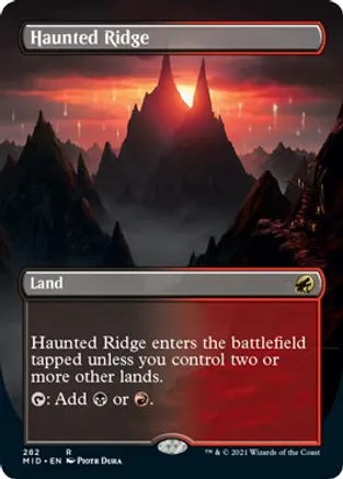 Haunted Ridge [#282 Alternate Art Borderless] (MID-R)