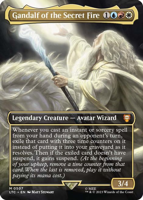 Gandalf of the Secret Fire [#0507 Holiday Scene Boxes] (LTC-M-FOIL)