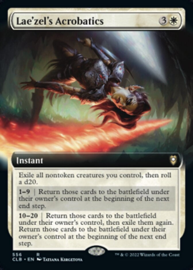 Lae'zel's Acrobatics [#556 Extended Art] (CLB-R)
