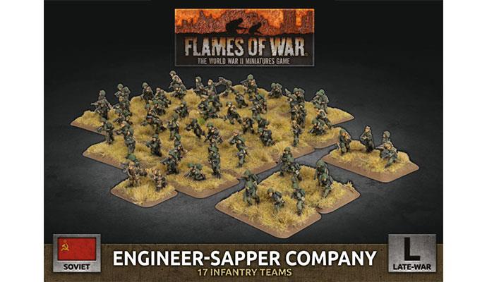 Flames of War: WWII: Soviet (SBX67) - Engineer Sapper Company (Late)