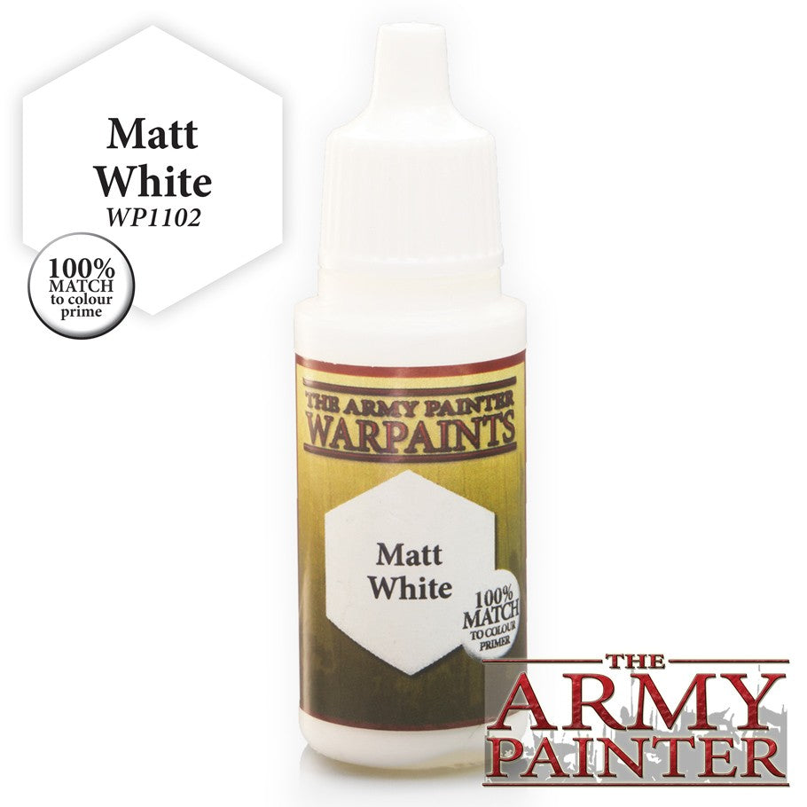 The Army Painter: Warpaints - Matte White (18ml/0.6oz)