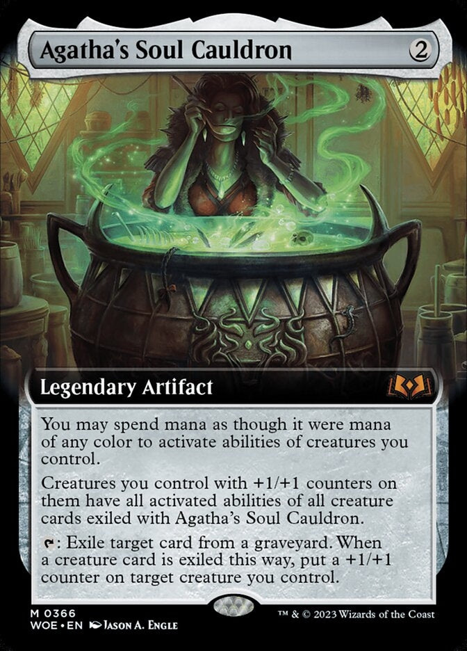 Agatha's Soul Cauldron [#0366 Extended Art] (WOE-M)