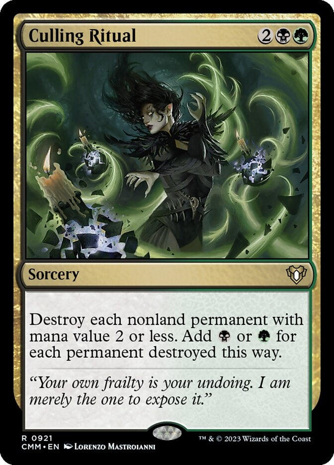 Culling Ritual [#0921 Reprints] (CMM-R)