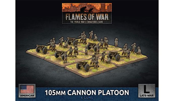 Flames of War: WWII: USA (UBX82) - 105mm Cannon Platoon