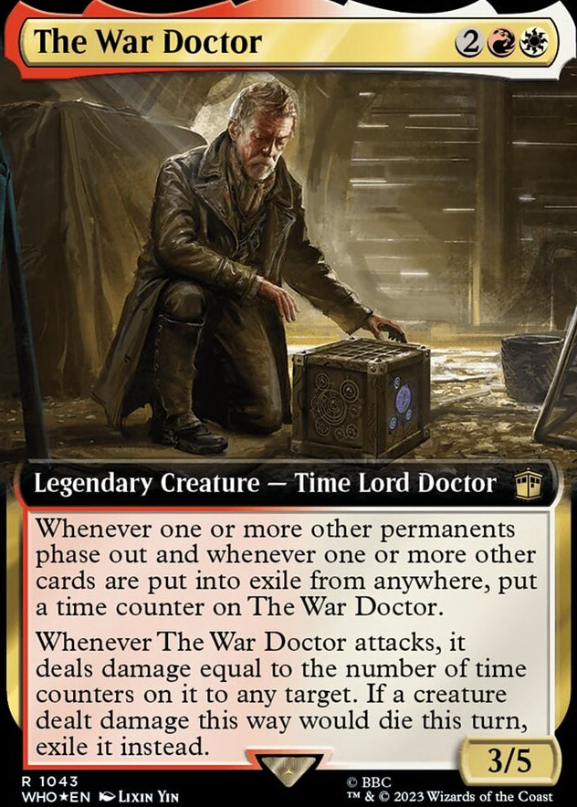 The War Doctor [#1043 Surge Foil Extended Art] (WHO-R)