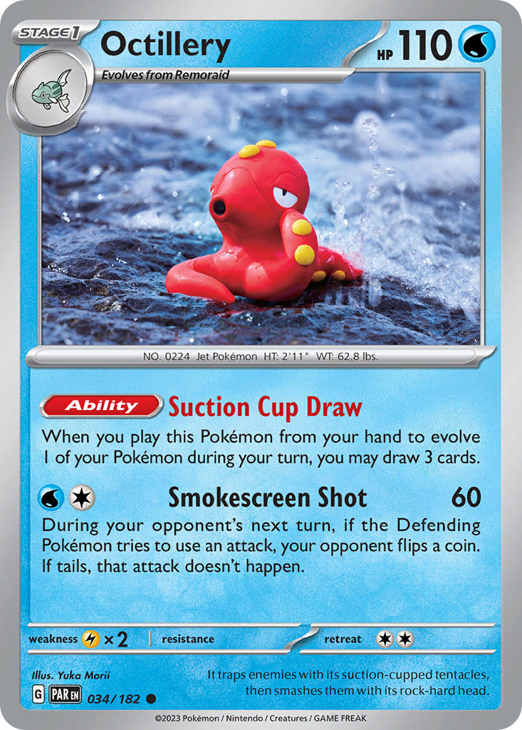 Octillery - 034/182 (PAR) Common - Near Mint