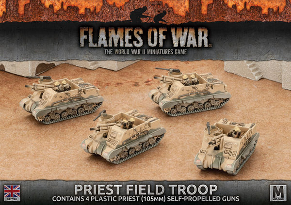 Flames of War: WWII: British (BBX45) - Priest Field Troop (Plastic) (Mid)