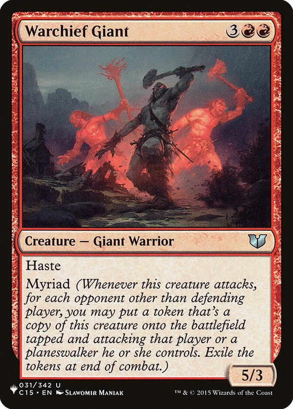 Warchief Giant (C15-U-LIST)