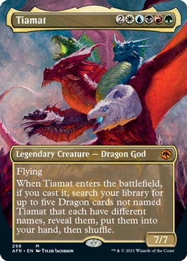 Tiamat [#298 Alternate-Art Borderless] (AFR-M)