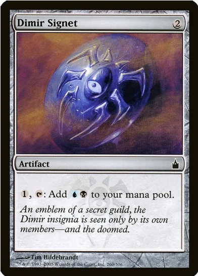 Dimir Signet (RAV-C) Light Play