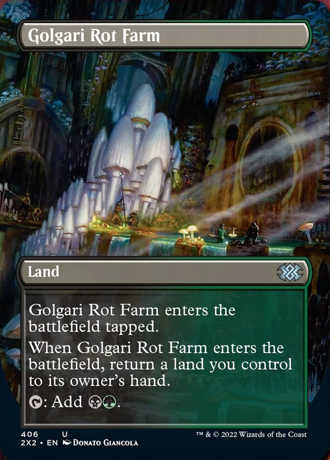 Golgari Rot Farm [#406 Alternate-Art Borderless] (2X2-U)
