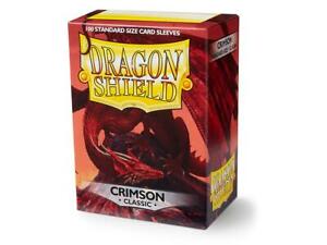 Dragon Shield: Standard - Classic: Crimson 100 Count