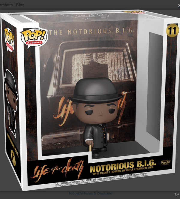 POP Figure Cover: Notoriosu B.I.G. #0011 - Life After Death