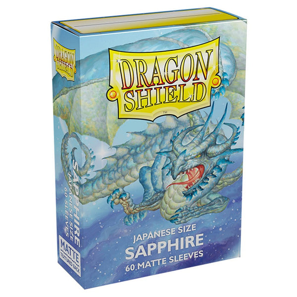 Dragon Shield: Mini - Matte: Sapphire 60 Count