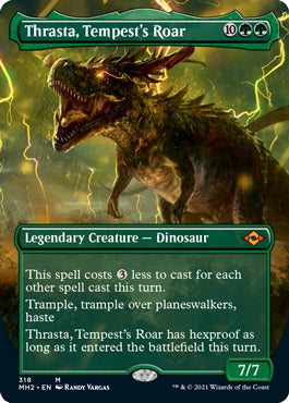 Thrasta, Tempest's Roar [#318 Alternate-Art Borderless] (MH2-M)