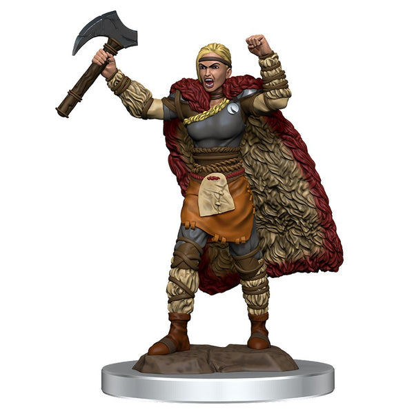 D&D Miniatures: Icons of the Realms - Premium Figure: Wave 07 - Female Human Barbarian