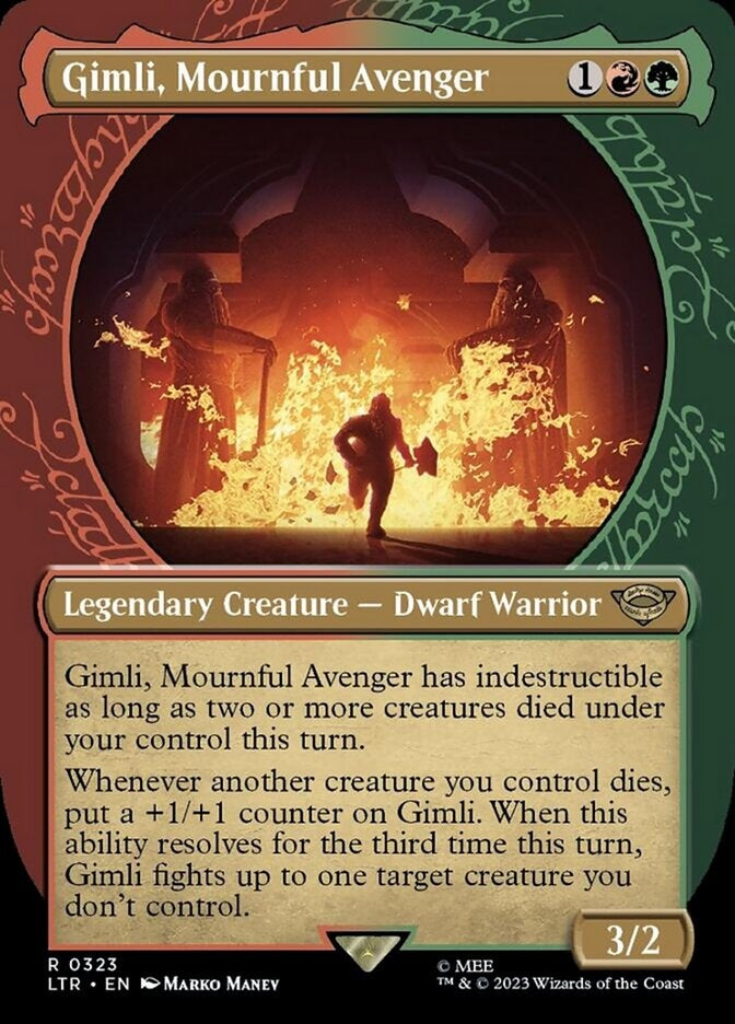 Gimli, Mournful Avenger [#0323 Showcase] (LTR-R)