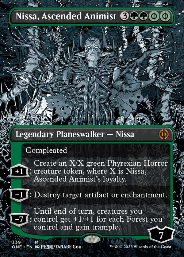 Nissa, Ascended Animist [#339 Showcase] (ONE-M)