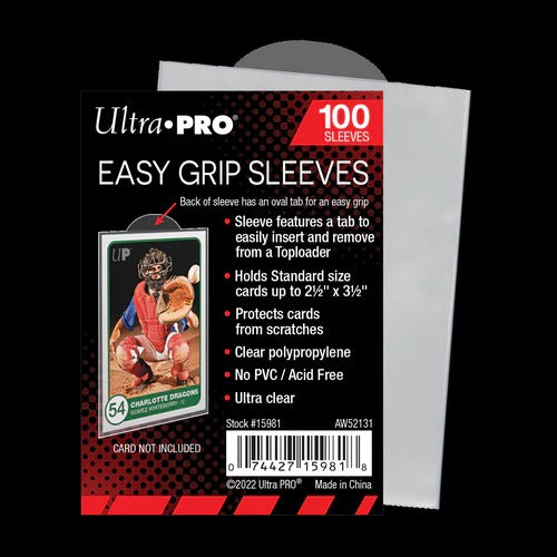 Ultra-PRO: Easy Grip Sleeves 2.5" x 3.5" (100)