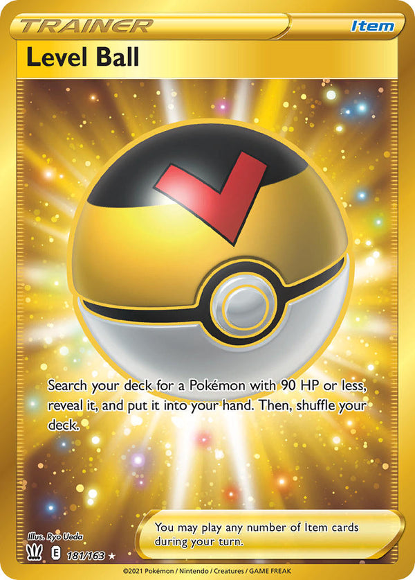 Level Ball - 181/163 (SWSH05) Secret Rare - Near Mint Holofoil