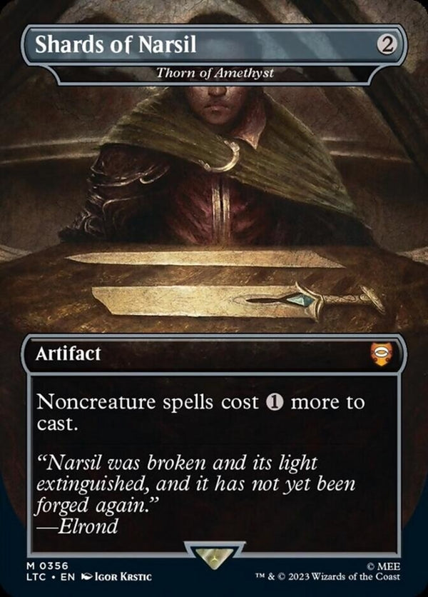 Shards of Narsil - Thorn of Amethyst [#0356 Alternate-Art Borderless] (LTC-M)