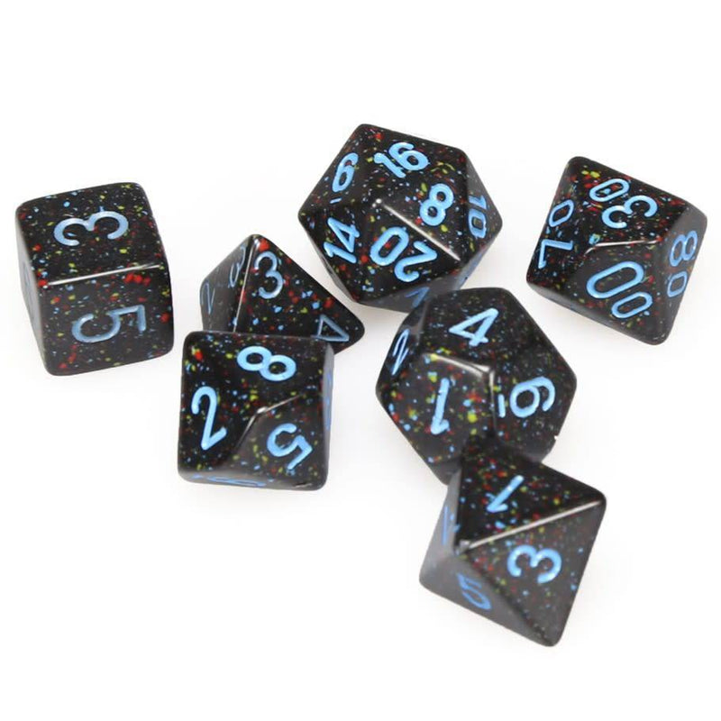 CHX25338: Speckled - Poly Set Blue Stars (7)