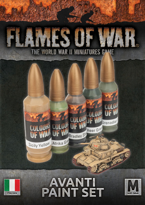 Flames of War: WWII: Colours of War (CWP150) - Italian Paint Set
