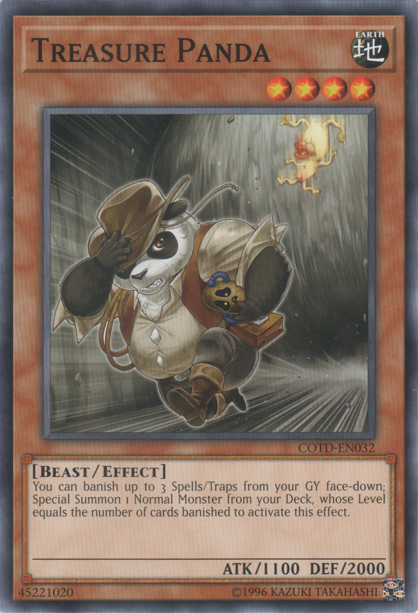 Treasure Panda (COTD-EN032) Near Mint Unlimited - Common