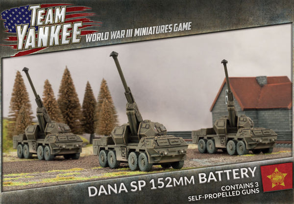 Flames of War: Team Yankee WW3: Czech (TWBX01) - DANA SP 152mm (x3)
