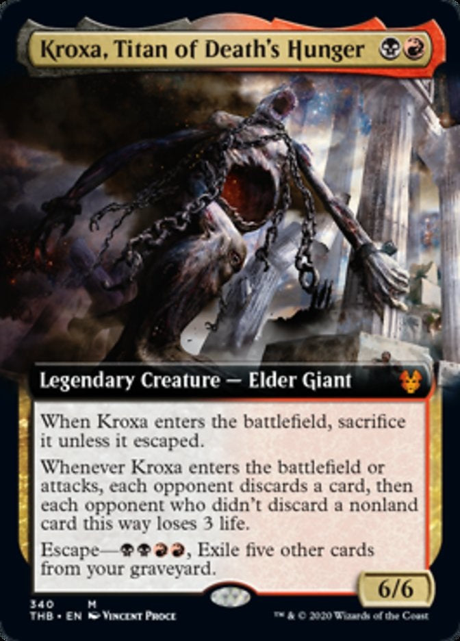 Kroxa, Titan of Death's Hunger [#340 Extended Art] (THB-M)
