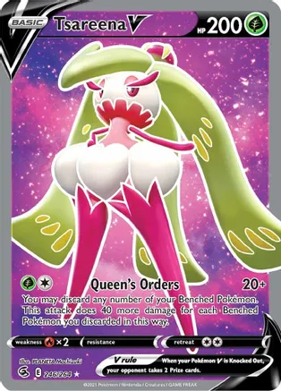 Tsareena V (Full Art) - 246/264 (SWSH08) Ultra Rare - Near Mint Holofoil