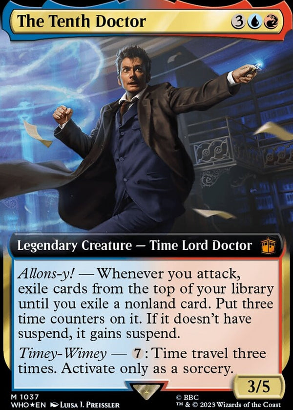 The Tenth Doctor [#1037 Surge Foil Extended Art] (WHO-M)