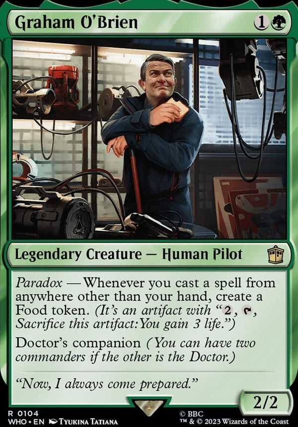 Graham O'Brien [#0104 New Cards] (WHO-R)