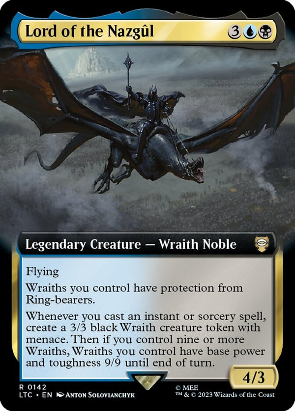 Lord of the Nazgul [#0142 Extended Art] (LTC-R)