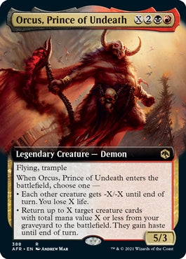 Orcus, Prince of Undeath [#388 Extended Art] (AFR-R)