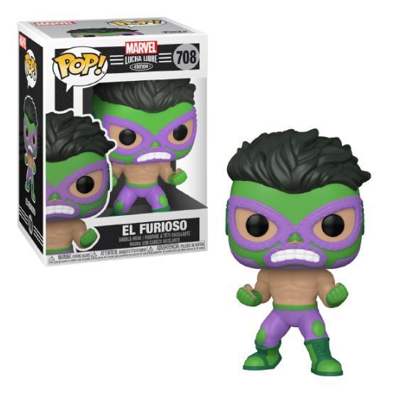 POP Figure: Marvel Lucha Libre #0708 - El Furioso (Damaged Box)