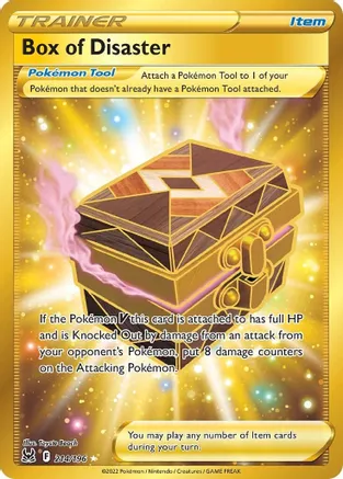 Box of Disaster (Secret) - 214/196 (SWSH11) Secret Rare - Near Mint Holofoil