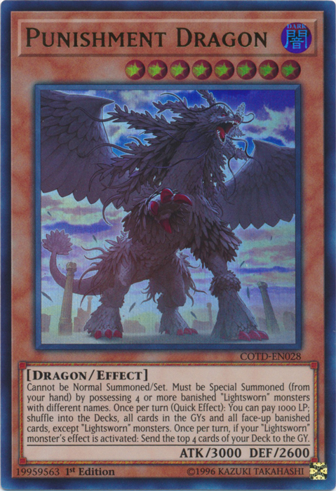 Punishment Dragon (COTD-EN028) Near Mint 1st Edition - Ultra Rare