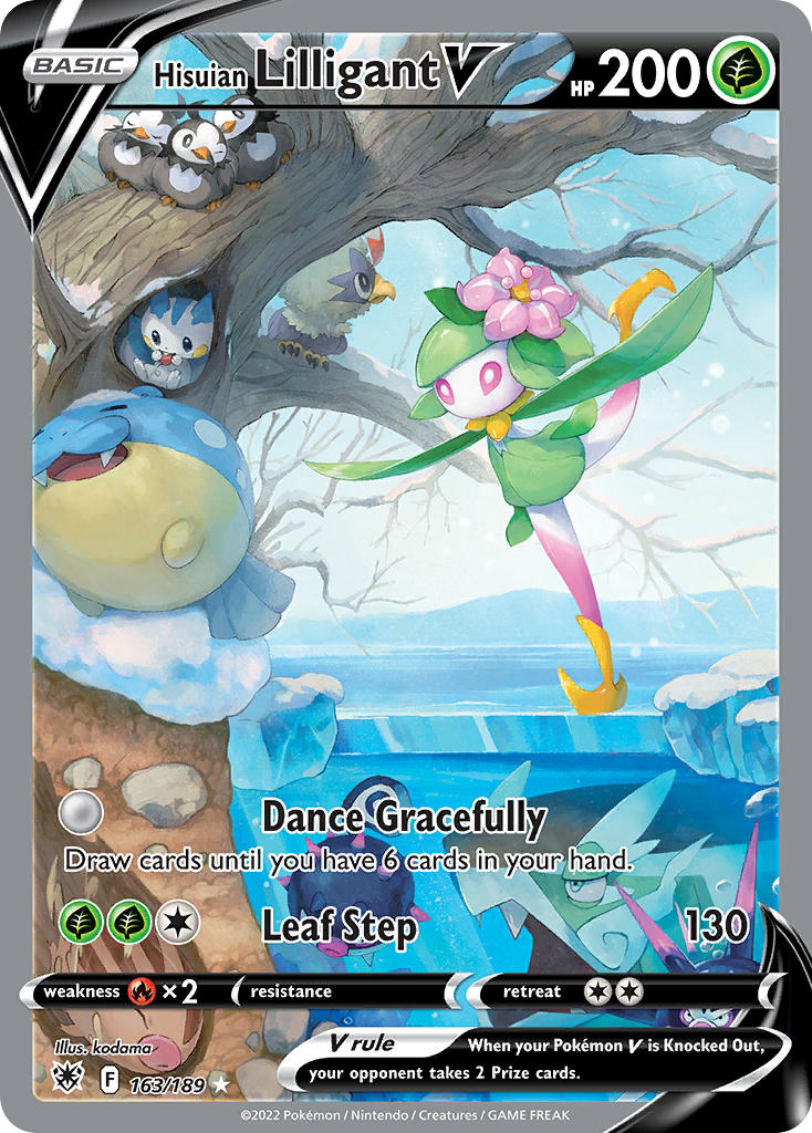 Hisuian Lilligant V (Alternate Full Art) - 163/189 (SWSH10) Ultra Rare - Near Mint Holofoil