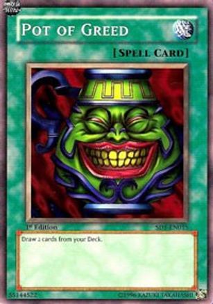 Pot of Greed (SD2-EN017) 1st Edition