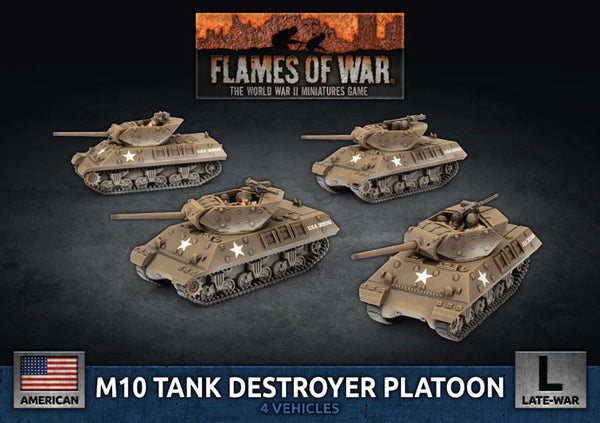 Flames of War: WWII: USA (UBX72) - M10 3-Inch Tank Destroyer Platoon