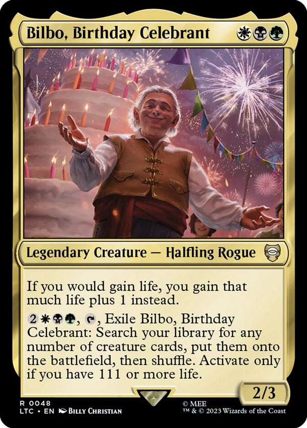 Bilbo, Birthday Celebrant [#0048] (LTC-R)
