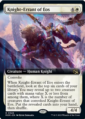 Knight-Errant of Eos [#0346 Extended Art] (MOM-R-FOIL)