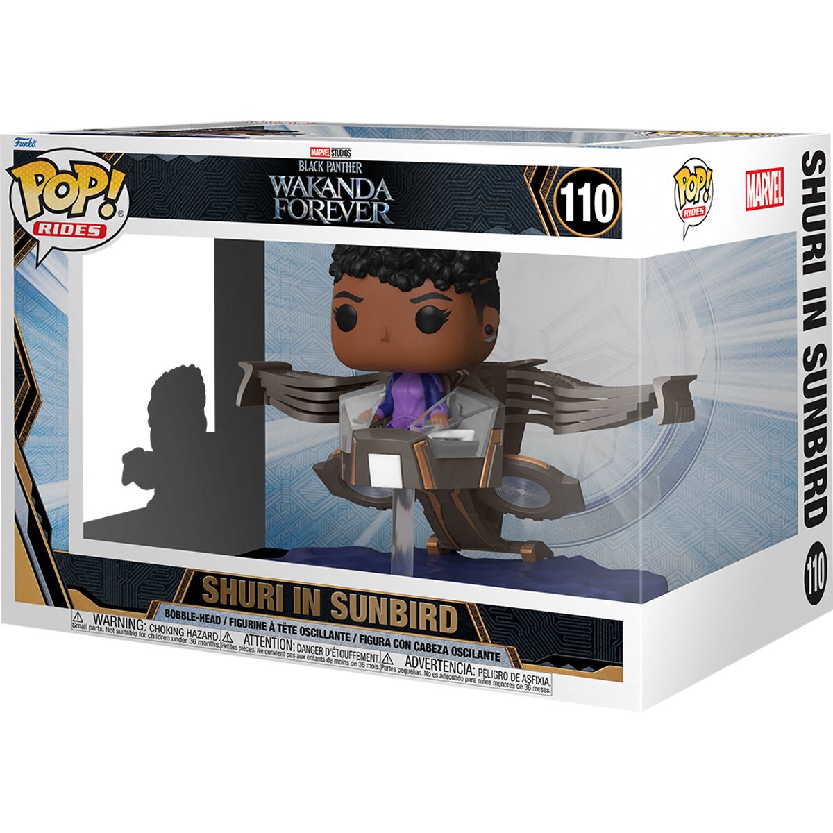 POP Figure Rides: Marvel Black Panther Wakanda Forever #0110 – Shuri in Sunbird