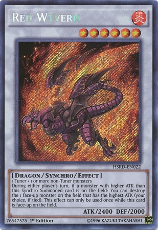Red Wyvern (HSRD-EN022) 1st Ed. Secret Rare