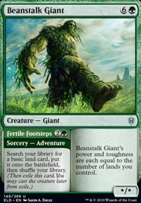 Beanstalk Giant // Fertile Footsteps (ELD-U)