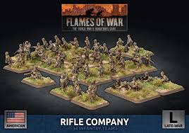 Flames of War: WWII: USA (UBX42) - Rifle Company (Plastic) (Mid / Late)