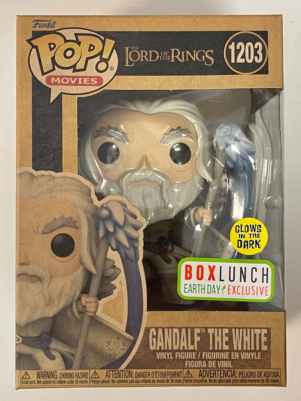 POP Figure: Lord of the Rings #1203 - Gandalf the White (Box Lunch Earth Day Exclusive) (Glow)