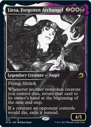 Liesa, Forgotten Archangel [#319 Showcase] (MID-R-FOIL)